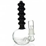 The Portable Lava Tube Mini Oil Dab Rig with Oil Dome and Nail - Black New