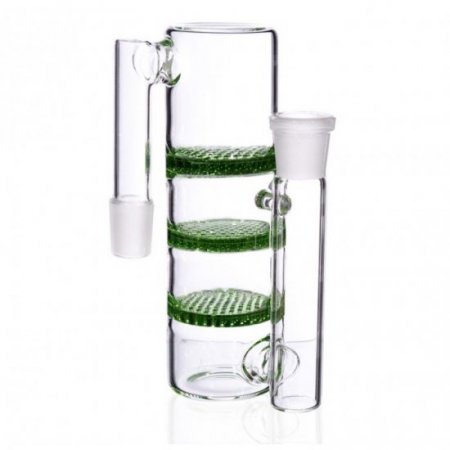 Triple Honeycomb AshCatcher - 19mm - Green New