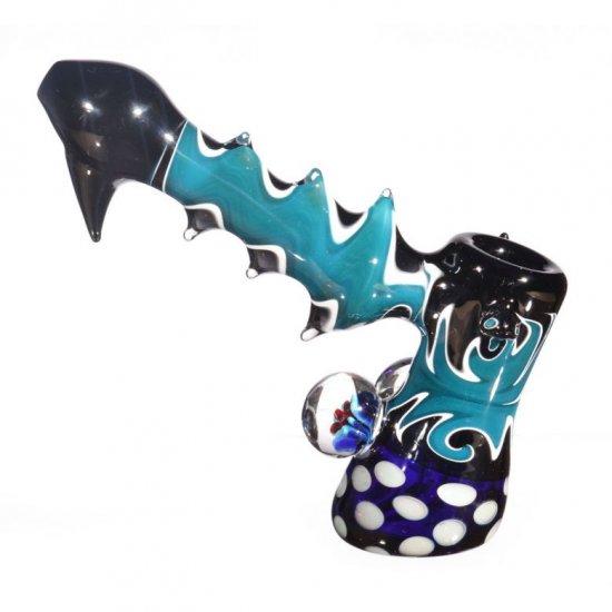 7\" Shark Attack - Hammer Bubbler New