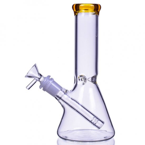 The Fuji - 8\" Beaker Base Bong - Assorted Colors New