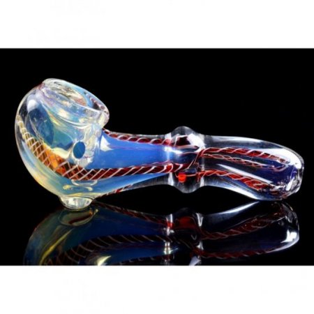 3" Baby Sherlock Striped - Fumed - Red New