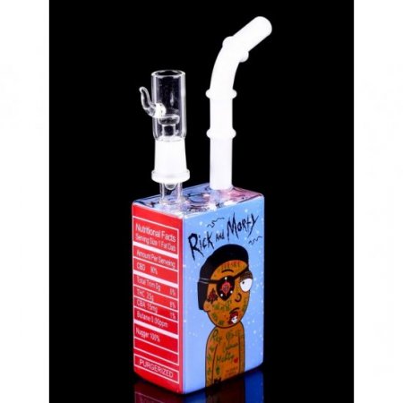 The Pirate - 8" Rick & Morty Juice Box Dab Rig New