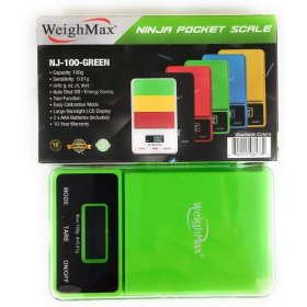 Weighmax? - NJ100 - Green Dream Series Digital Pocket Scale 100G X0.1G New