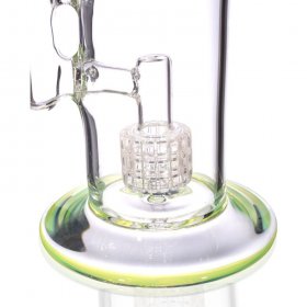 16" Inline Circ Perc to Stereo Domed ShowerHead - Green New