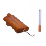 Large Wooden Dugout - Includes Poker and Metal Cig Pipe New