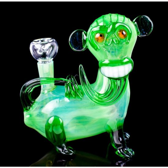 The Green Monkey - 6\" Bong Water Pipe New