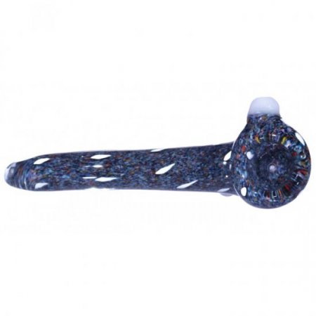 5" spotted Sherlock Glass Pipe - Purple New