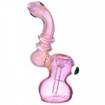 6" Sleek and Shiny Bubbler - Rose Gold New