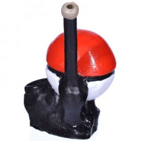 6" Character Wooden pipes - Pokeball New