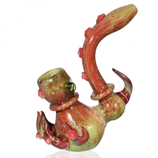 Deep Sea Dweller- 6\" Multi Colored Sherlock Bubbler With Tentacles New