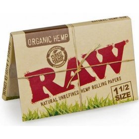 Raw? - Organic Hemp Rolling Paper - 1? Size New