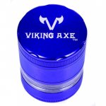 The Force - Viking Axe? - 4-Part Glass Hybrid Grinder - 63MM - Blue New