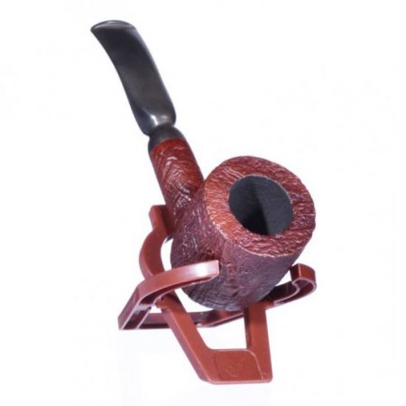 6" Straight Italian Wooden pipe - Dark Cherry New