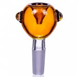 The Baubles - 10mm Male Dry Herb Bowl - Smoking Accessories - Amber New