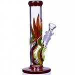 The Smoke Devil - 9" Cylinder Glow in The Dark Bong New