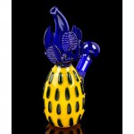 7" Mini Pineapple Bong Water Pipe - Blue New