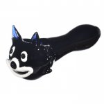 Black Tom Cat Animal Hand Pipe New