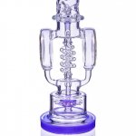 Smoke Reviver - Lookah? - 18" Coil Perc To Sprinkler Perc Bong - Pink New