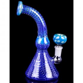 The Mythrol - 8" Bubble Trap Work Bong New