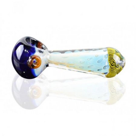 4" Honeycomb Stem Blue Head - Fumed New