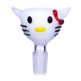 Cute Kitty - Male Dry Herb Bowl - 14mm New