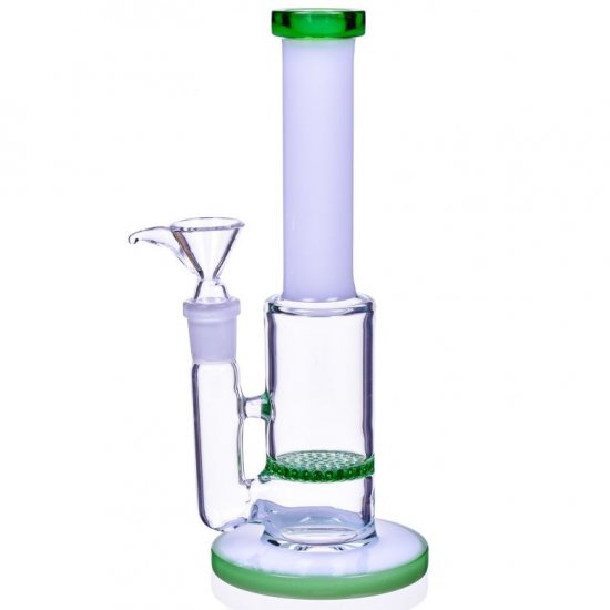 8\" Honeycomb Bong - Green New