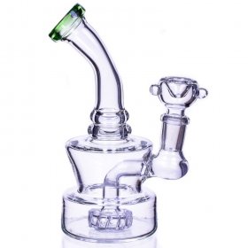 Osaka Smoker - Tilted Neck Showerhead Perc Bong New