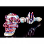 The Easter Moai - 10" Stone Face Hammer Bubbler New