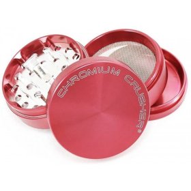 Chromium Crusher? - Four Part Grinder - 55mm - Red New