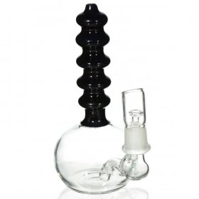 The Portable Lava Tube Mini Oil Dab Rig with Oil Dome and Nail - Black New