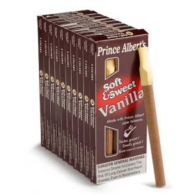 Prince Albert Soft and Sweet Vanilla 10 5pks