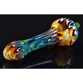 4.5" Rainbow Sunami Waves New