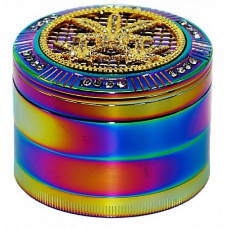 Iris Smoke - Dual Four Part Grinder - 50MM New