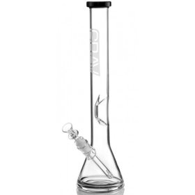 Grav? - Large Black Accent 16" Beaker Base Water Pipe New