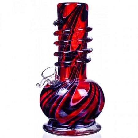 The Melody - 8" Swirled Round Base Bong New