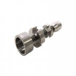 Titanium Nail Dual Fit 14mm and 19mm Size - Fully Adjustable - Made of Grade 2 Quality Titanium New
