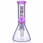 Lil Zilla - 7" Thick Beaker Base Bong - Milky Pink New