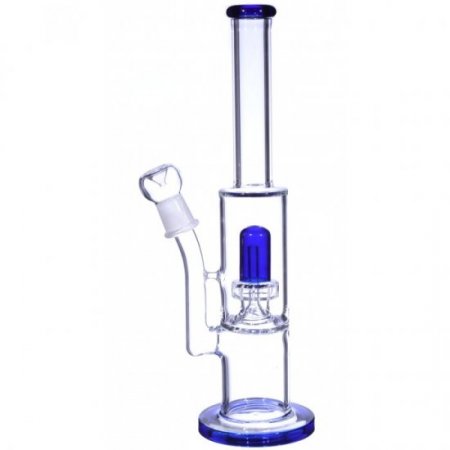 12" Shower Head Matrix Bong Water Pipe - Blue New