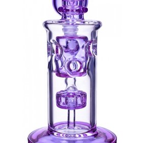 Faberge egg Bong with Circ Perk Shower Head - Purple New
