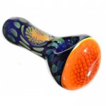 Honeycomb Sea Coral Glass Hand Pipe New