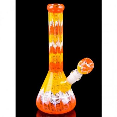 Lemon & Herb - 10" Colorful Pattern Beaker Bong New