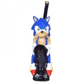 6" Character Fancy wooden pipes - Sonic New