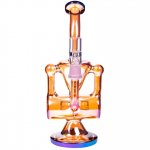 Fury 420 - 9" Golden Fumed Recycler Classic Bong New