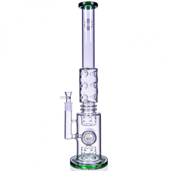 The Battleship - 22\" Inner Donut Multi Perc Bong New