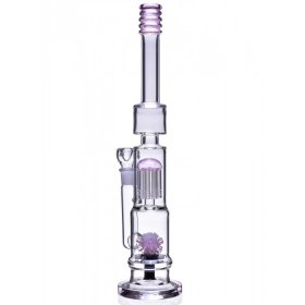 17" Inch Large Sprinkler to Tree Perc Bong Glass Water Pipe - Pink New