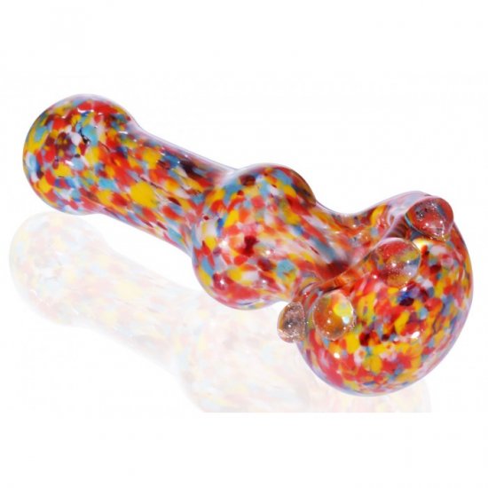 4\" Crazy Confetti Sr Glass Pipe New