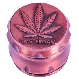 THE AMSTERDAM - FOUR PART MINI GRINDER - 30MM - ROSE New