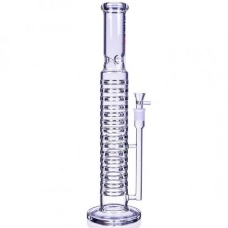 The Invasion - Chill Glass - 19" Straight Infinite Disc Bong New