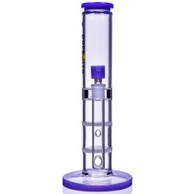 12" Extra Heavy Dual Honeycomb Bong Water Pipe - Purple New
