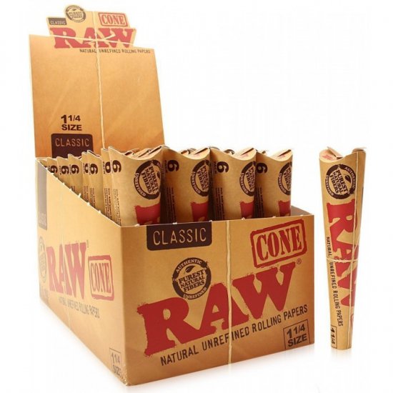 Raw? Classic 1? Pre-Rolled Cones (32-Pack) New